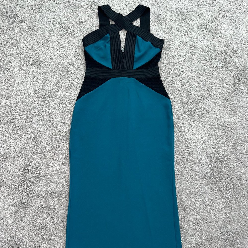 Michael Costello - Teal Dress - Medium - Picture 4 of 11